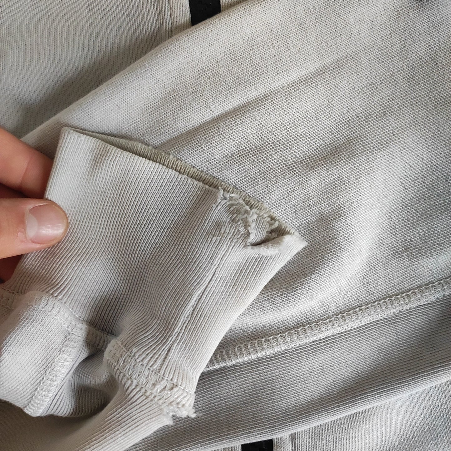 Sweat zippée Stone Island blanc L