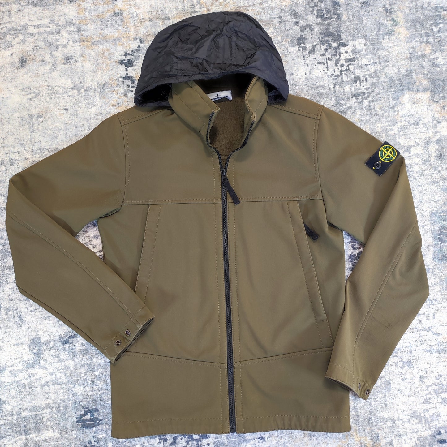 Veste Soft-Shell Stone Island Kaki M (Femmes)