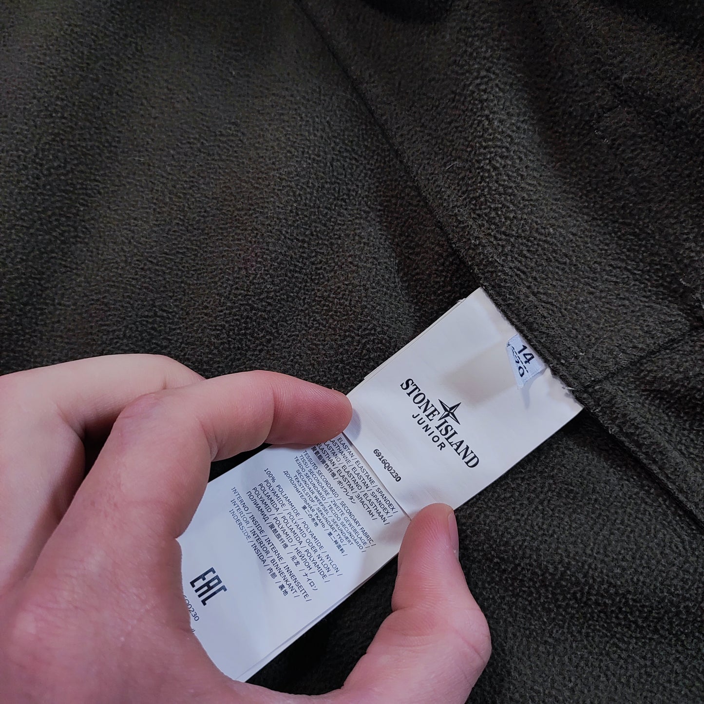 Veste Soft-Shell Stone Island Kaki M (Femmes)