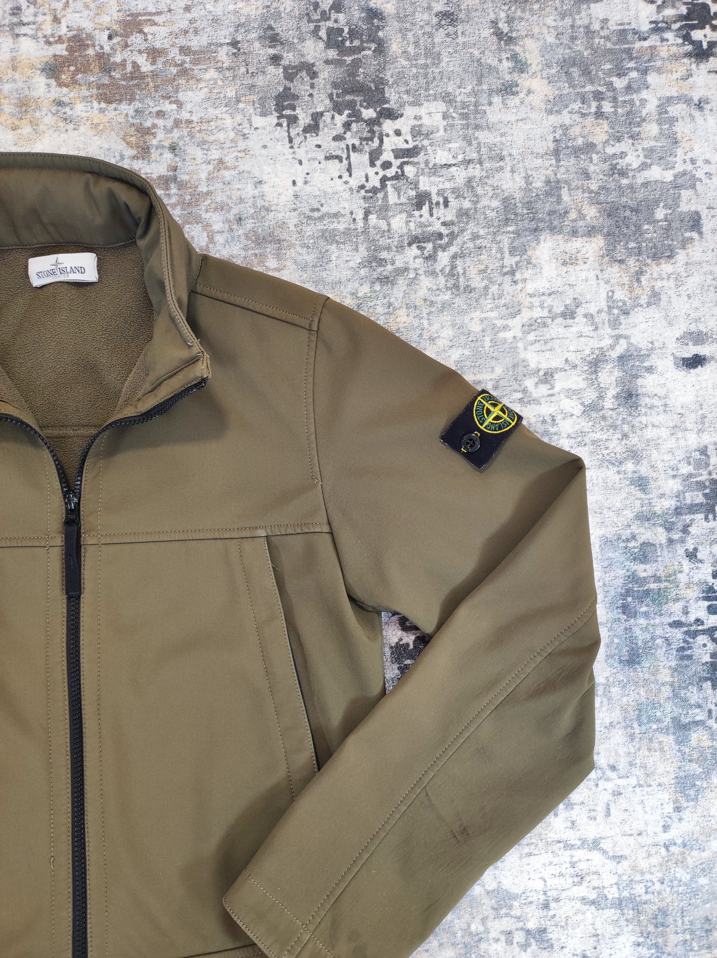 Veste Soft-Shell Stone Island Kaki M (Femmes)