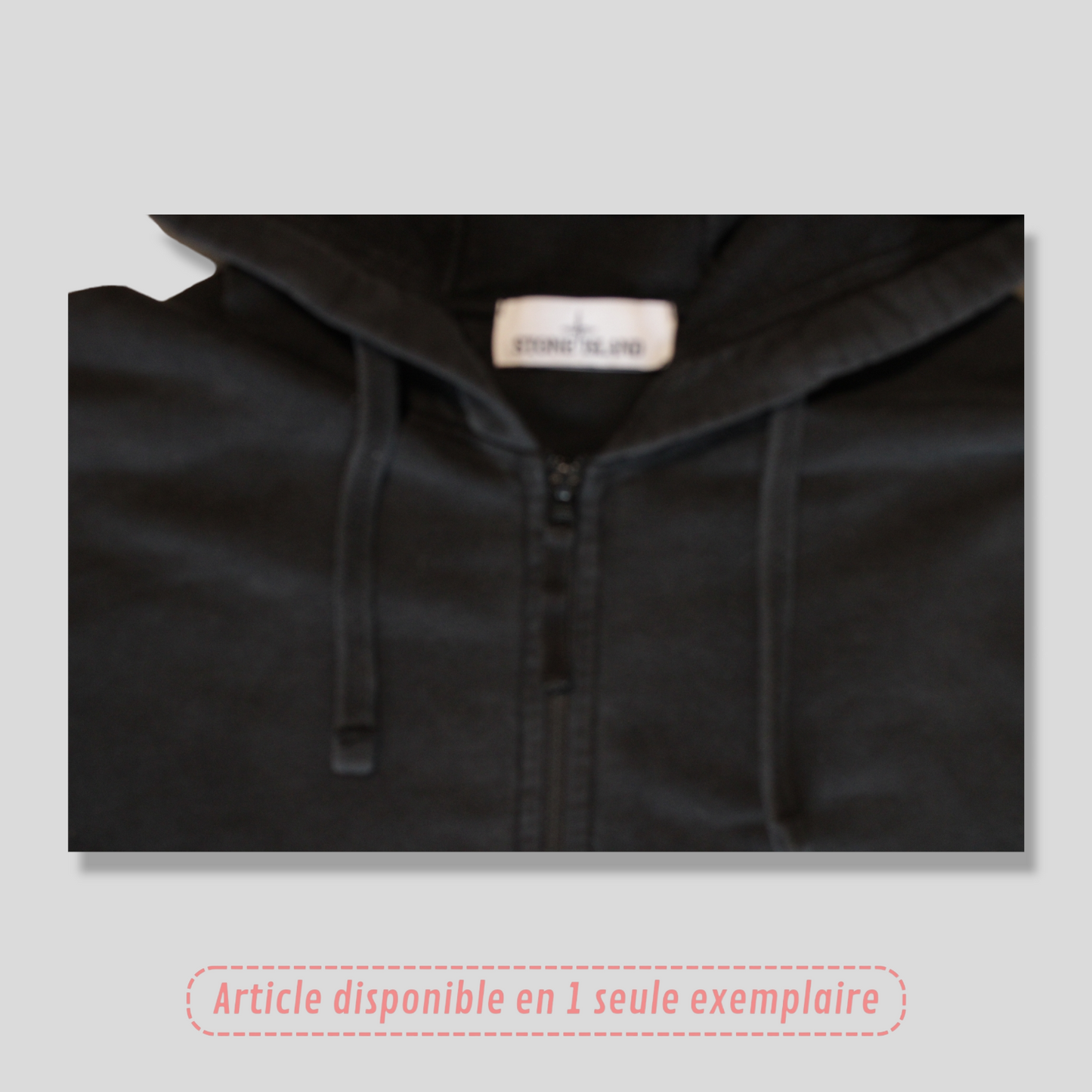 Sweat Zippé Stone Island noir L