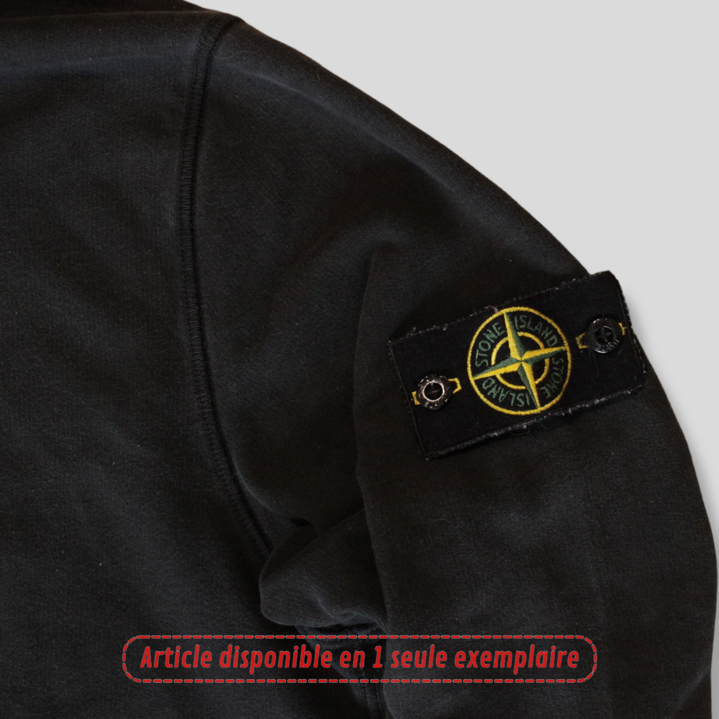 Sweat Zippé Stone Island noir L
