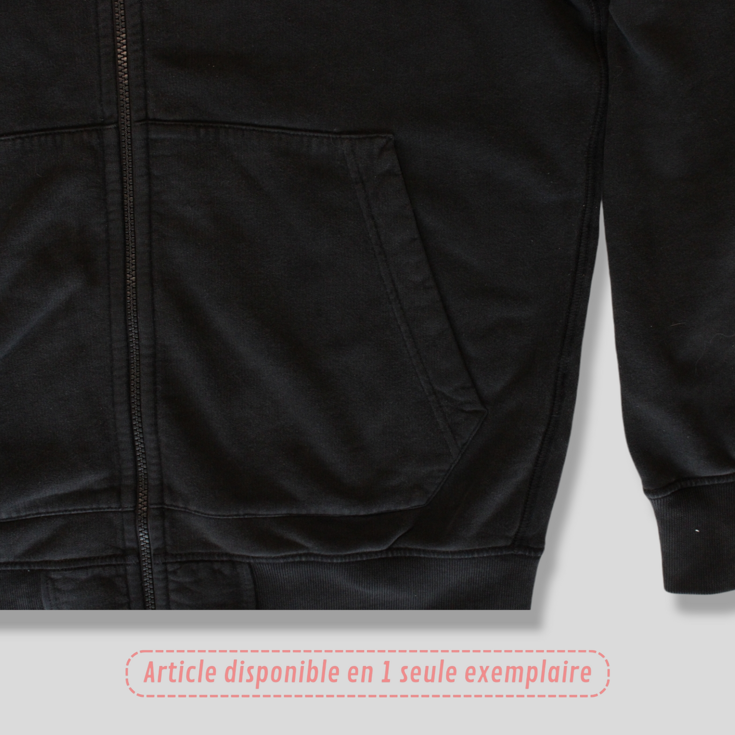 Sweat Zippé Stone Island noir L