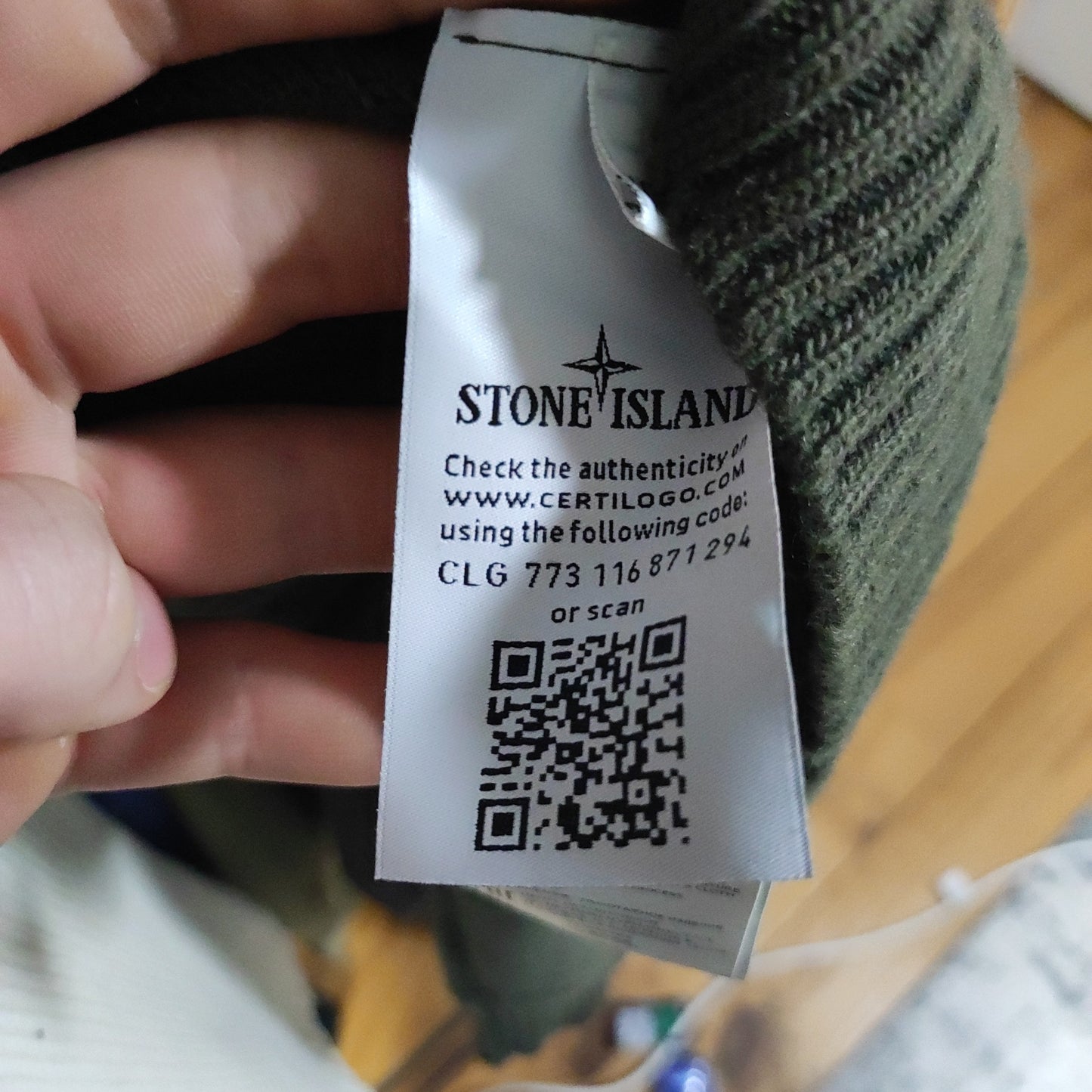 Pull Stone Island Vert forêt L