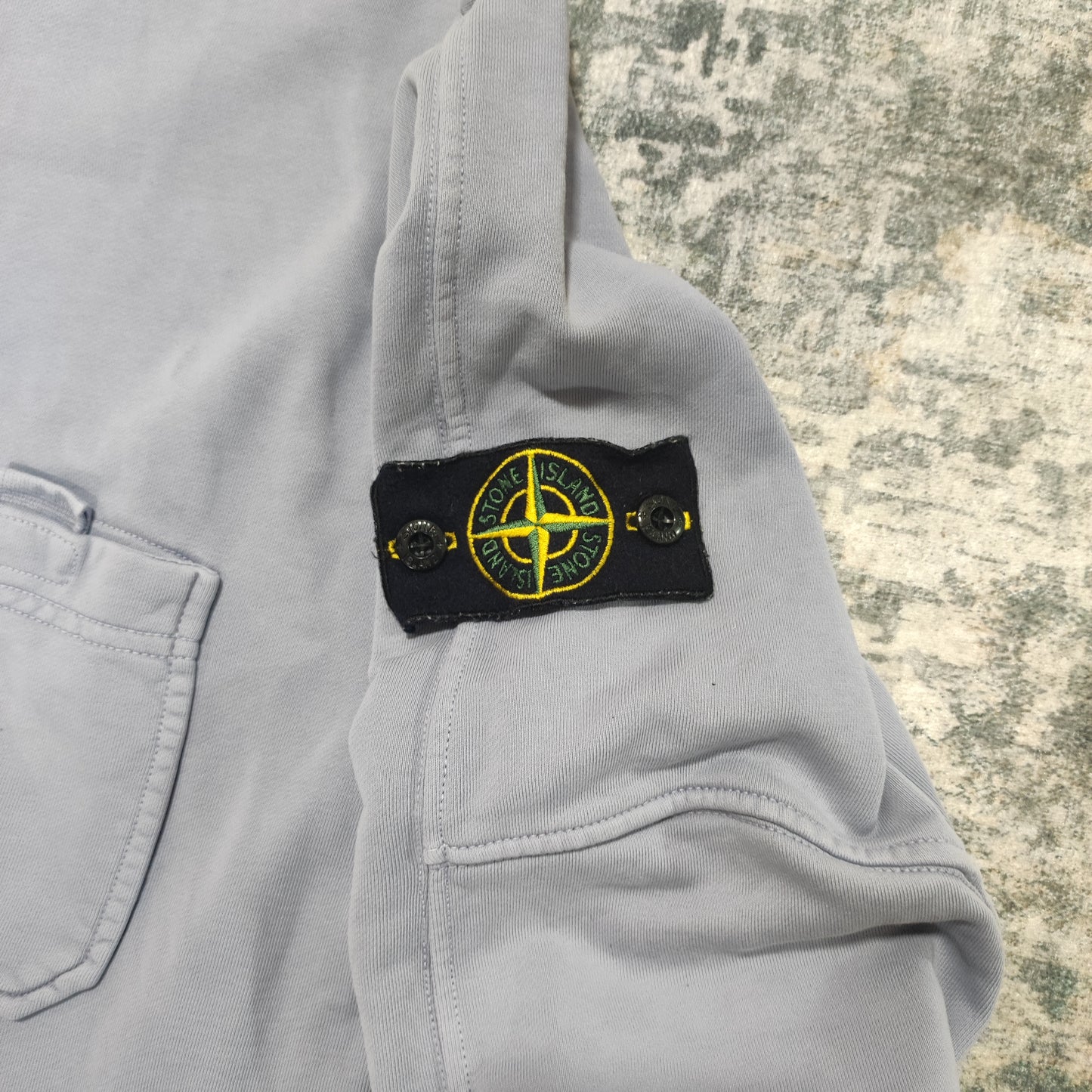 Sweat Stone Island Bleu clair L