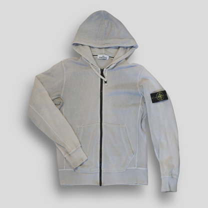 Sweat zippée Stone Island blanc  L