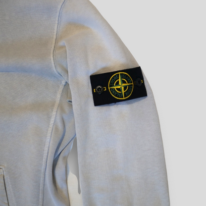 Sweat zippée Stone Island blanc  L