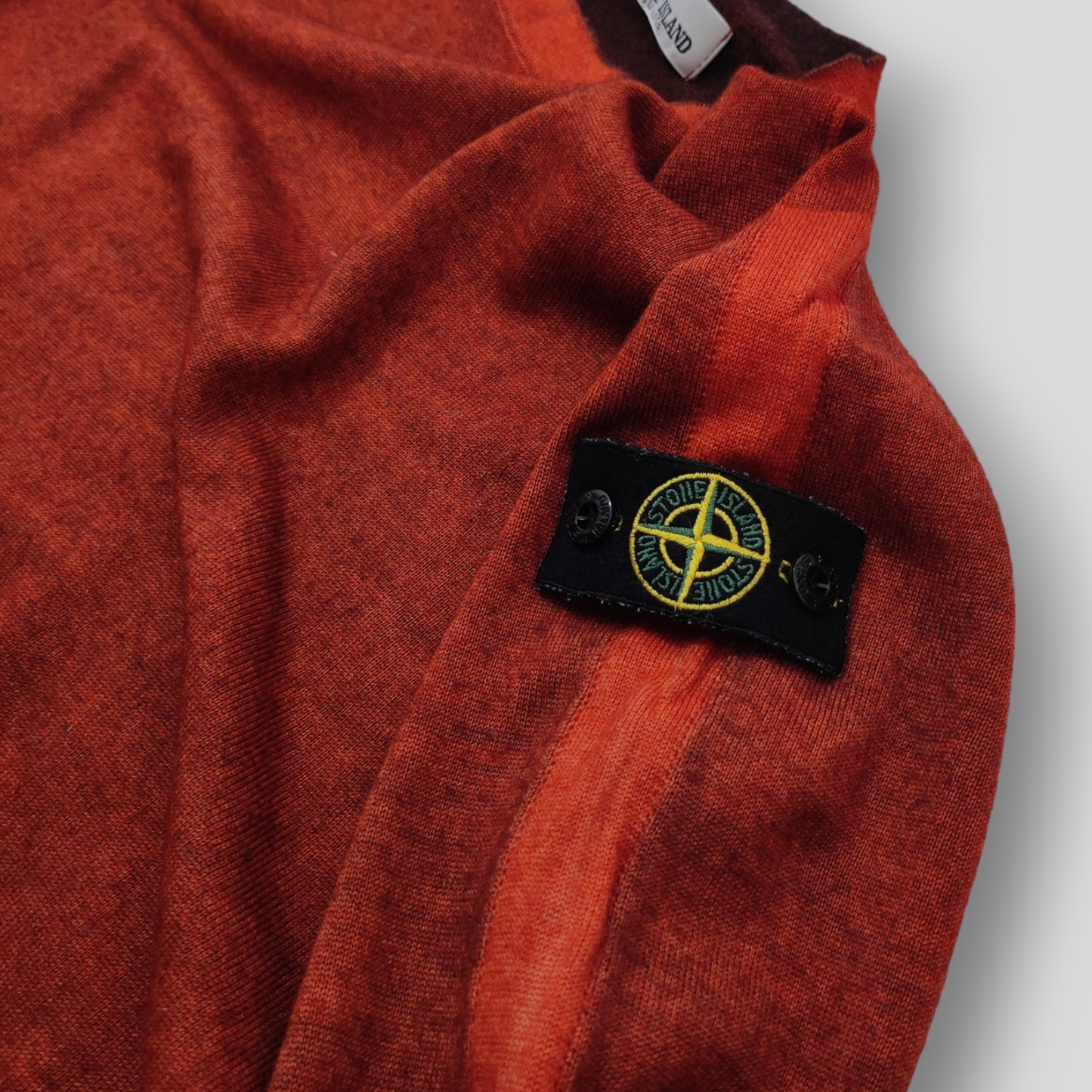 Sweat Stone Island Rouge & Noir taille S