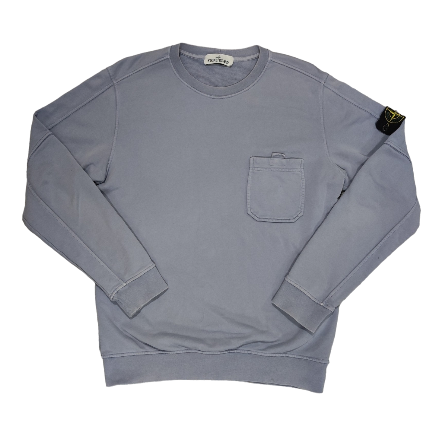 Sweat Stone Island Bleu clair L