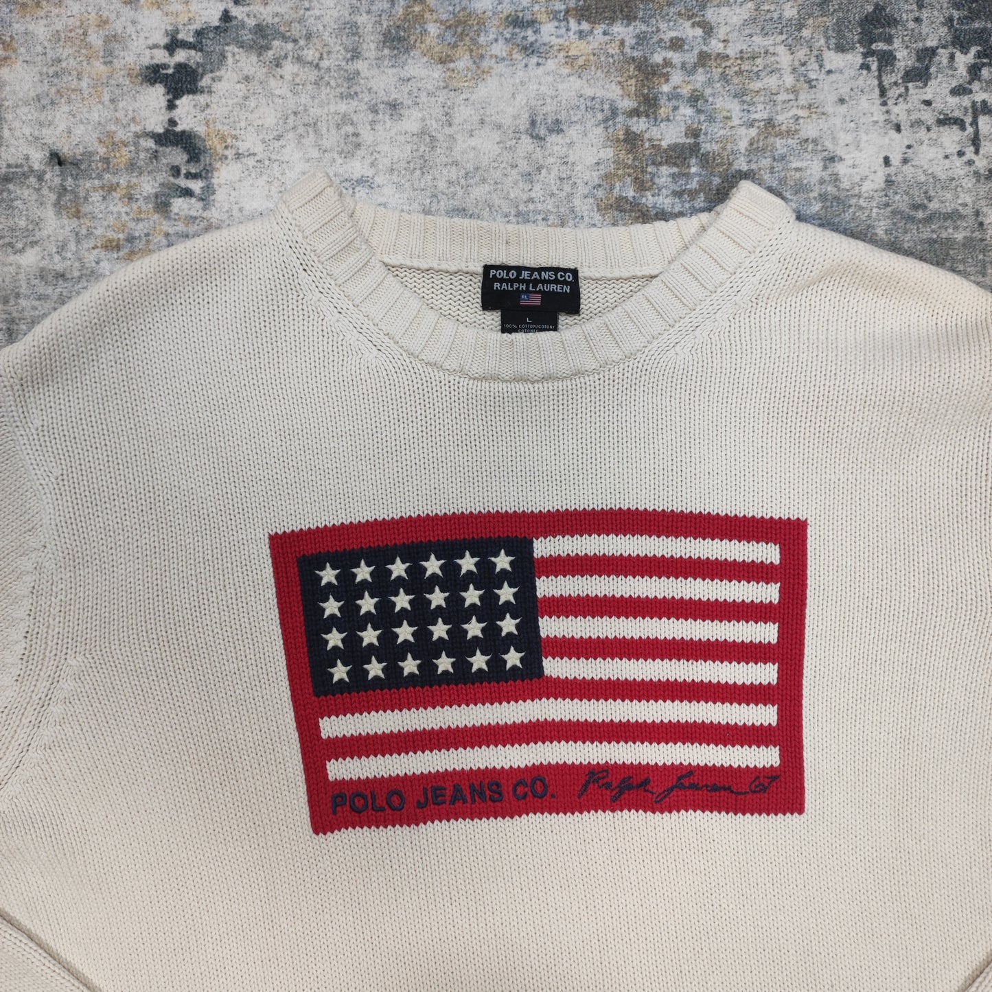 Pull Ralph Lauren drapeau L