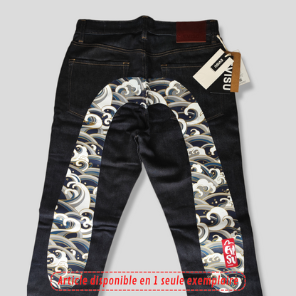 Jeans Evisu logo Vague