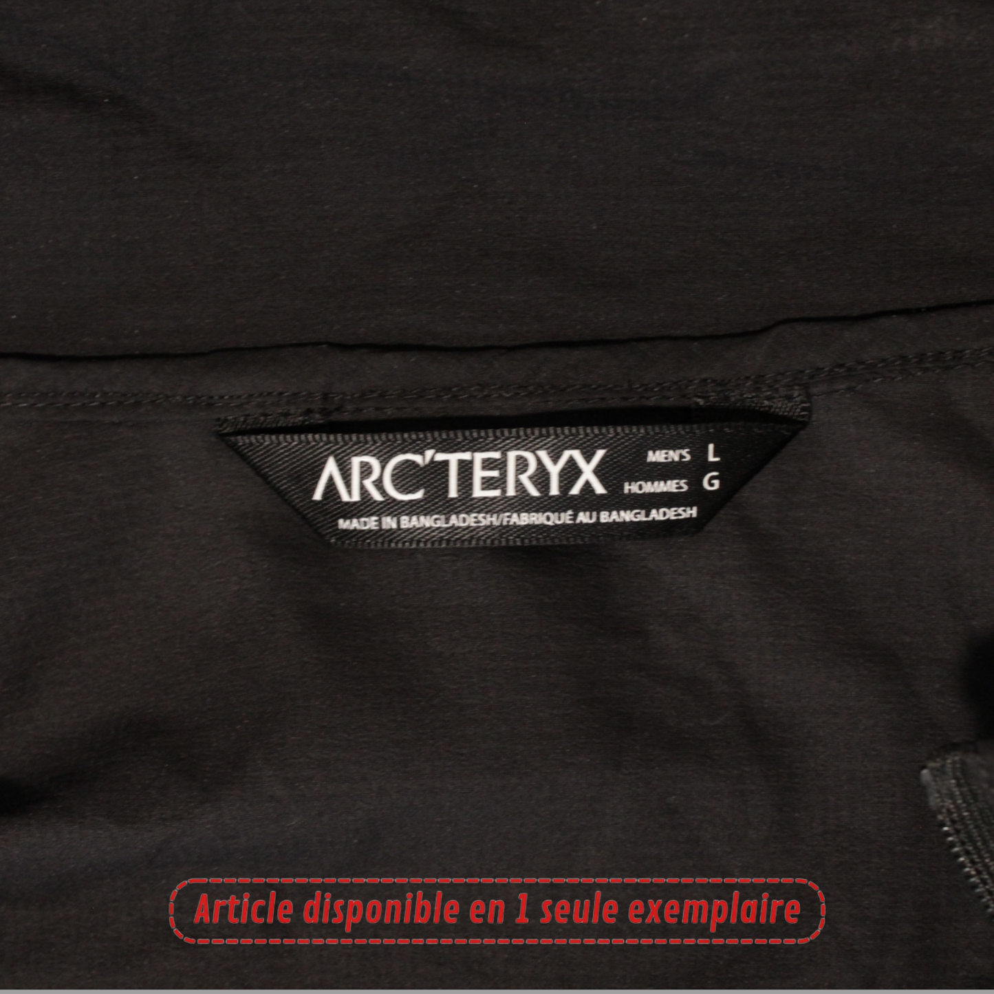 Veste WindStopper Arc'teryx noir L