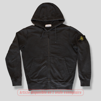 Sweat Zippé Stone Island  noir L