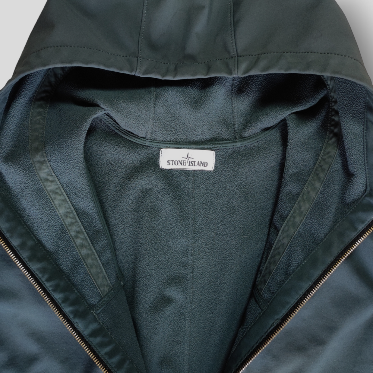 Veste Soft Shell Stone Island vert foncé L